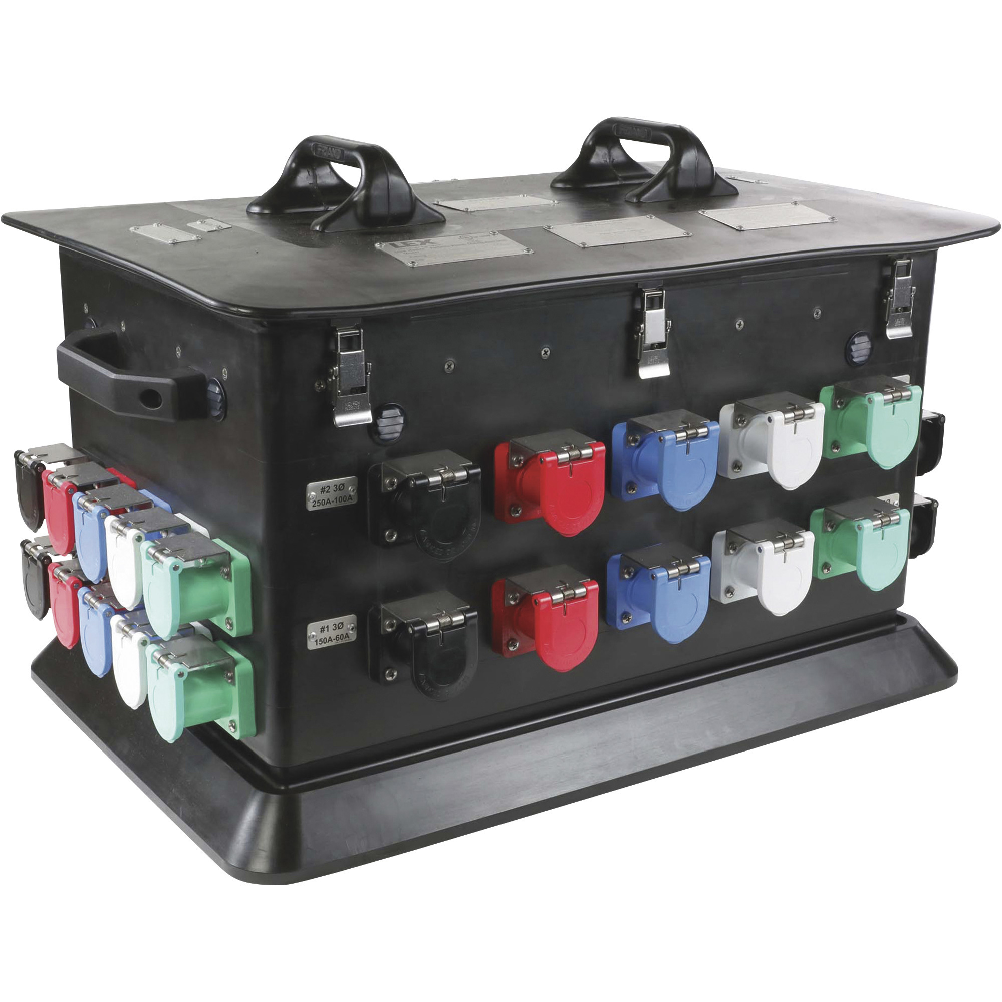 Generac Portable Power Distribution Box, 800 Amps, 120/208 Volts, 4 Sets of Outlets